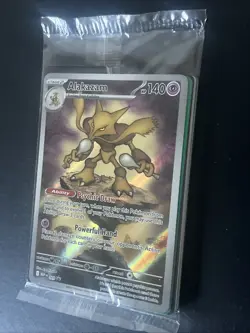 Alakazam MEP 009 Sealed Promo English Pokemon TCG Black Star - Image 2