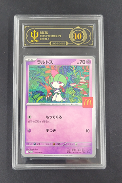 APH Black 10 Ralts 2025 Pokemon Mcdonald's Promo Japanese 021/M-P - Image 1