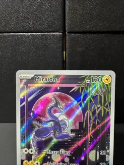 2023 Pokemon Scarlet & Violet Promo Full Art Holo Miraidon #13 - Image 3