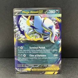 Pokemon TCG Mega Absol ex 086/132 Double Rare ME01: Mega Evolution NM - Image 2