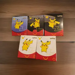 5x of Pokemon 25th Anniversary 2021 McDonalds Promo Packs - Image 1