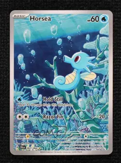 Horsea Illustration Rare Pokemon Scarlet & Violet: Shrouded Fable SFA #067 - Image 1