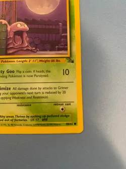 Grimer 48/62 | Fossil Regular | Pokemon TCG Common NM/ LP - Image 4
