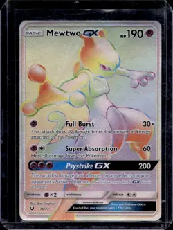 2017 Pokemon Shining Legends Mewtwo #76/73 - Image 1