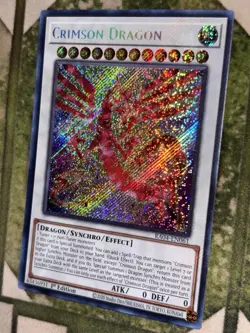 YuGiOh CRIMSON DRAGON Secret Rare RA04-EN061 - Image 1