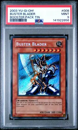 Buster Blader BPT-008 Secret Rare Promo Yugioh PSA 9 *856 - Image 1