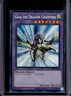 2023 Yu-Gi-Oh! Blue-Eyes White Dragon 25th Gaia the Champion #LOB-EN125 - Image 1