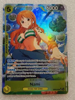 One Piece Nami SR Alt Art EB03-053 English NM Heroines - Image 1