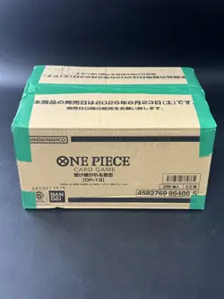 One Piece TCG Japanese OP-13 Carrying On His Will Booster Box Case SEALED - Image 4