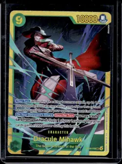 2026 One Piece Azure Sea's Seven Dracule Mihawk Secret Rare #OP14-119 - Image 1
