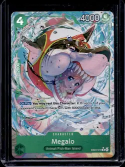 2026 One Piece The Azure Sea's Seven Megalo Alternate Art #EB04-018 - Image 1