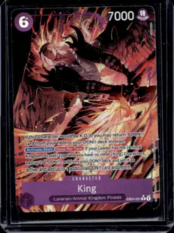2026 One Piece The Azure Sea's Seven King Alternate Art Rare #EB04-031 - Image 1