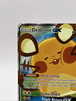 2020 Pokemon Dedenne GX 195a/214 Alt Art Unbroken Bonds Card - Image 2