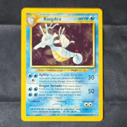 Kingdra 8/111 Neo Genesis Holo Rare Unlimited 90 HP Stage 2 2000 Card Vintage MP - Image 3