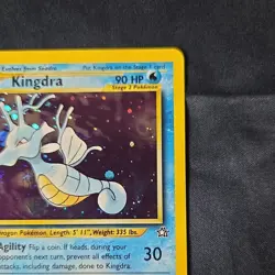 Kingdra 8/111 Neo Genesis Holo Rare Unlimited 90 HP Stage 2 2000 Card Vintage MP - Image 5