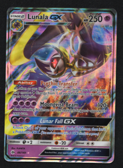 Lunala GX 66/149 | NM Condition | SM Base Set Pokemon Card - Image 1