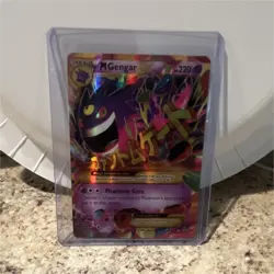 M Gengar EX Full Art Secret Rare Holo 220 HP XY Phantom Forces Pokemon Card - Image 1