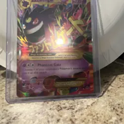 M Gengar EX Full Art Secret Rare Holo 220 HP XY Phantom Forces Pokemon Card - Image 3