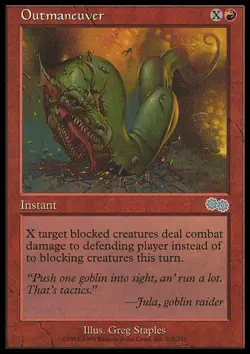 Outmaneuver x1 1x Urza's Saga NM MTG - Image 1