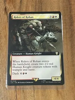 MTG Lord Of The Rings Riders of Rohan Card R 0148 Borderless NM 2-available - Image 1