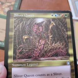 LP+ Sliver Queen Reserved List Rare and the Entire Commander Deck Ready to Play! - Image 4