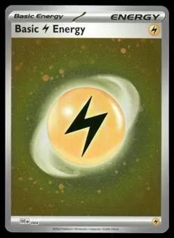 Pokemon Cards Basic Lightning Energy 004 Scarlet & Violet HOLO Common NM - Image 1