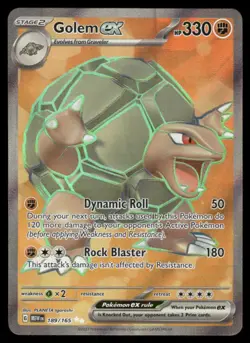 Pokemon Cards Golem ex 189/165 151 Ultra Rare NM - Image 1