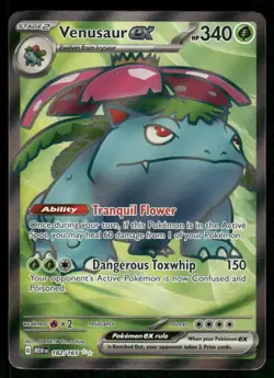 Pokemon Cards Venusaur ex 182/165 151 Ultra Rare NM *3 - Image 1