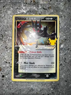 Pokemon TCG Cards Greninja Gold Star SWSH144 Black Star Promo Holo SEALED - Image 3