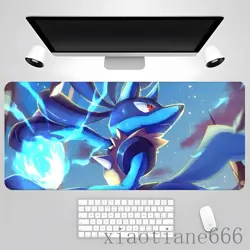 Board Card Game Pokemon Lucario TCG Playmat Mat Table Pad Bag Mouse Pad A14 - Image 1