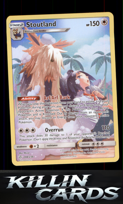 Stoutland (Secret) 248/236 Pokemon Secret Rare SM - Cosmic Eclipse Card NM - Image 1