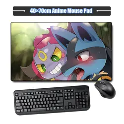 Board Card Game Pokemon Lucario Playmat TCG Game Mat Table Pad Bag Mouse Pad X50 - Image 1
