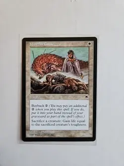 MTG - Worthy Cause - Tempest - Magic the Gathering - Image 1