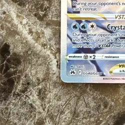Pokemon Glaceon Vstar GG40/GG70 Ultra Rare Crown Zenith Pokemon Card TCG NM/Mint - Image 4