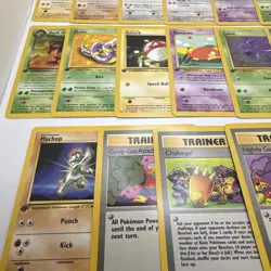 1st Edition Team Rocket Vintage Pokemon Cards - Mankey, Dratini, Voltorb +++ - Image 5