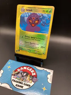 POKEMON CARD 2002 ARBOK REVERSE HOLO E-READER 35/165 EXPEDITION - Image 2