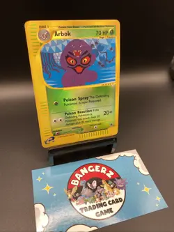 POKEMON CARD 2002 ARBOK REVERSE HOLO E-READER 35/165 EXPEDITION - Image 3