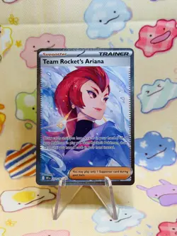 Team Rockets Ariana Holo Card Destined Rivals Series 237/182 - Image 1