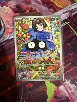 Pokemon TCG Erika’s Tangela 218/217 Ascended Heroes Illustration Rare NM Card - Image 1
