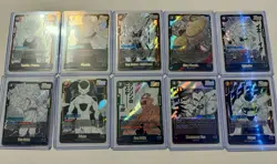 Dragon Ball Fusion World SB02 SR Lot Manga Booster 2 Super Rare Lot 10 Cards NM - Image 1
