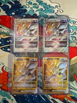 Arceus VSTAR Lot - 2x Gold Secret Rare + 2x Ultra Rare - NM Pokemon Cards - Image 1