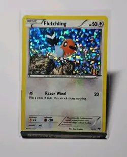Fletchling 11/12 McDonalds Promo Holo 2013 Rare Pokemon Card - Image 1
