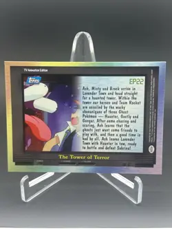 Pokemon Card - The Tower of Terror EP22 - TV Animation - Topps Series 2 - Image 2