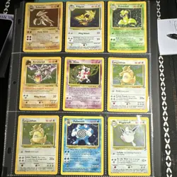 Pokemon Vintage Holo Card Lot WOTC Fossil Jungle Base Super Clean - Image 1
