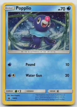 Pokemon Card Popplio - Promo SM Promos SM24 - Image 1