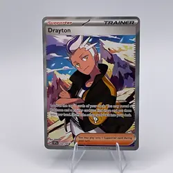 Drayton 232/191 Sv08: Surging Sparks Holo Pokemon TCG Full Art Trainer Card - Image 1