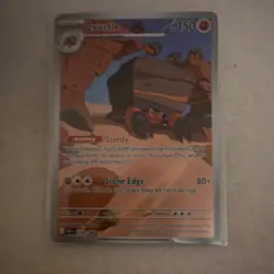 Pokemon TCG SV4 BLK BLT WHT FLR 4 Card Lot Holo Scolipede Crustle Cottonee - Image 4