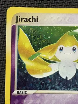 Pokemon TCG 2004 EX Team Magma vs Team Aqua Jirachi Holo Card 97/95 HP Secret - Image 2