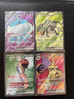 Pokemon ex Full Art 4 Card Lot - Image 1
