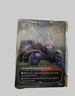 Jax - Grandmaster at Arms Riftbound Metal Tournament Prize Wall Card Sealed - Image 1